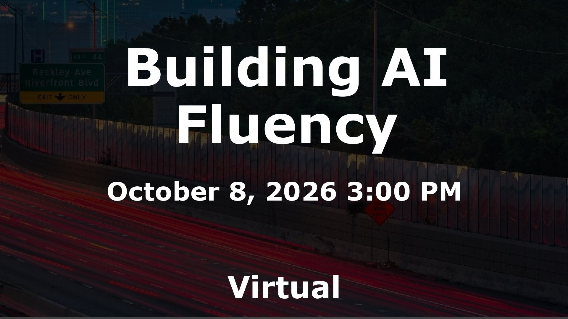 Building AI Fluency event image